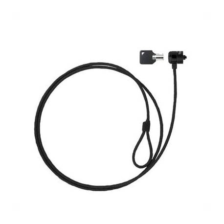 Tooq Cable de seguridad con llave portátiles Gris