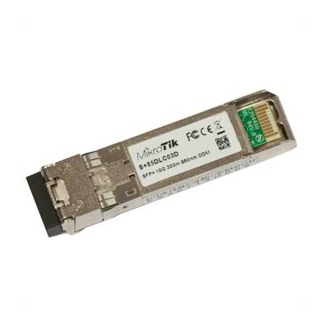 MikroTik S+85DLC03D Modulo SFP+ Multi Modo 300m