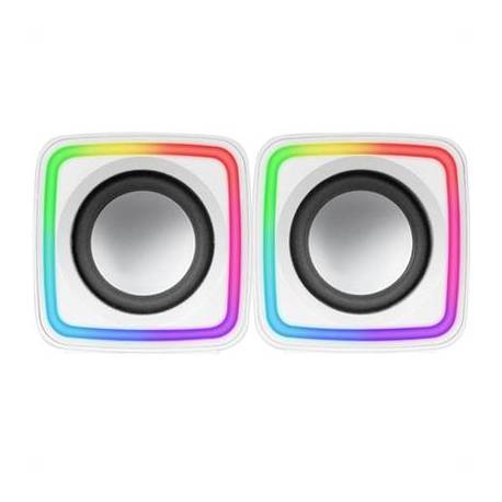MARS GAMING Altavoces MSCUBE Premium 8W White