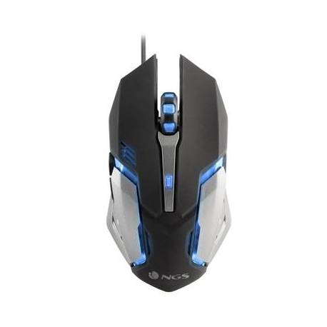 NGS Ratón Gaming GMX-100 7 Colores LED 2200 DPI
