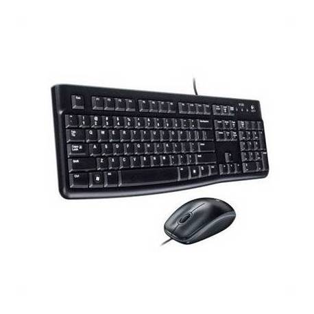 Logitech MK120 Teclado + Ratón óptico 1000dpi USB