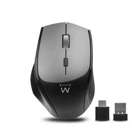 Ewent EW3245 Raton inalambrico dual click silenci
