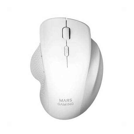 MARSGAMING Raton Inalam.MMWERGO 3.200DPI White