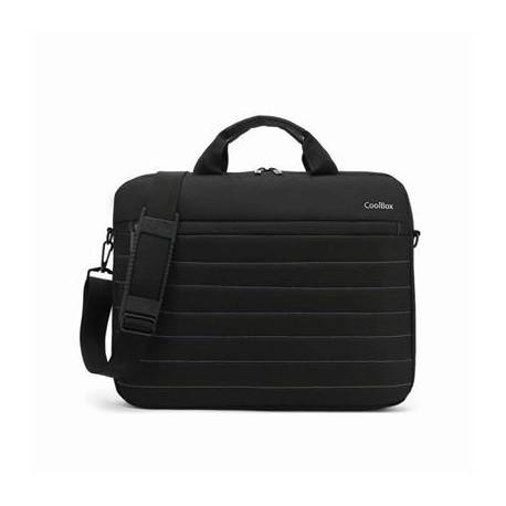 Coolbox Maletin Portatil 14' Negro-Impermeable