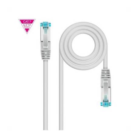 Nanocable Latiguillo Cat. 7 LSZH/SFTP 5 M Gris