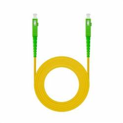 Nanocable Cable fibra SC/APC LSZH Amarillo 15m