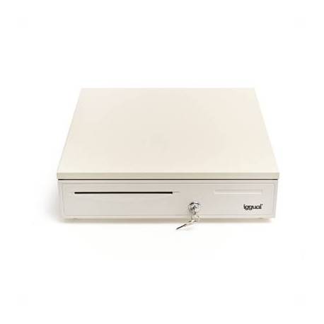 iggual Cajón Portamonedas IRON-50W 42cm 5+8 blanco