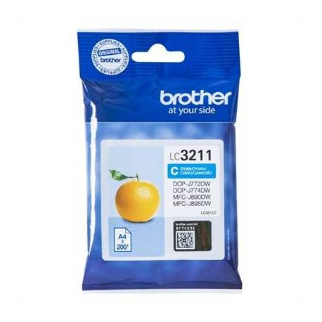 Brother Cartucho LC3211C Cyan Blister