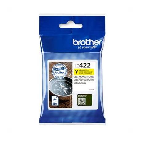 Brother Cartucho LC422Y Amarillo