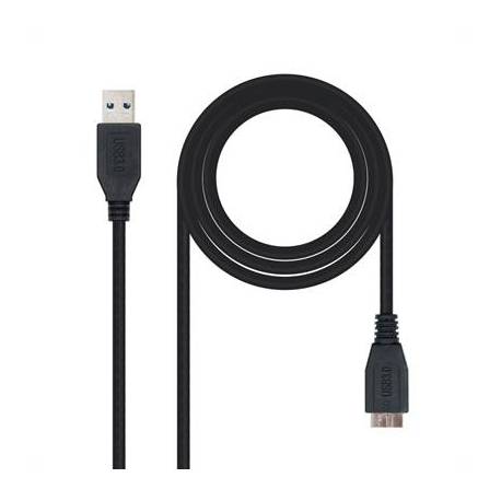 Nanocable Cable USB 3.0 Tipo A/macho-MicroUsb/B 1m