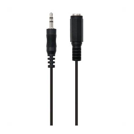 Ewent Cable Audio Estereo 3,5mm/M y 3,5mm/H -3mt
