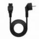 Nanocable Cable Alim. trébol, CEE7 /M-C5/H, 1.5m