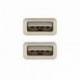 Nanocable Cable USB 2.0, Tipo A/M-A/M, 2.0 m