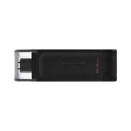 Kingston DataTraveler DT70 64GB USB C 3.2 Negro