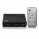 EWENT EW3730 Switch HDMI 4K 3x1con mando distancia