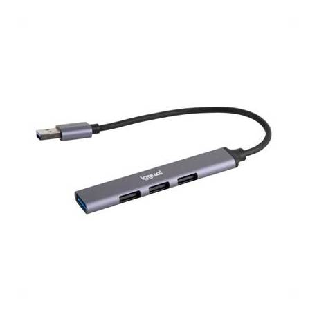 iggual Hub USB 3 puertos USB 2.0 + 1 USB 3.0 THIN