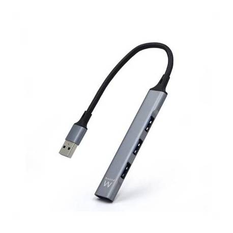 EWENT Hub Slim Usb 4 puertos