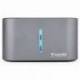 Tooq TQDS-805G Dock Station Doble Bahía HDD Gris