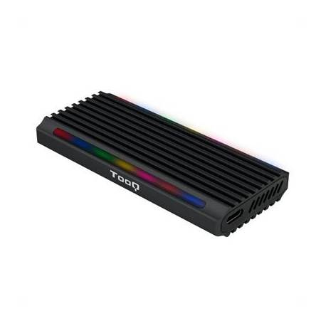 Tooq Caja Externa SSD M.2 NGFF/NVMe USB-C Negro