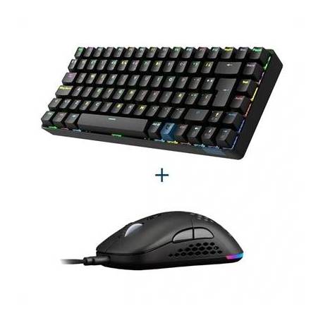 Hiditec Teclado GM1K switch red + Raton GX30 PRO