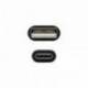 Nanocable Cable USB 2.0 3A Tipo USB-C/M-A/M 1 M