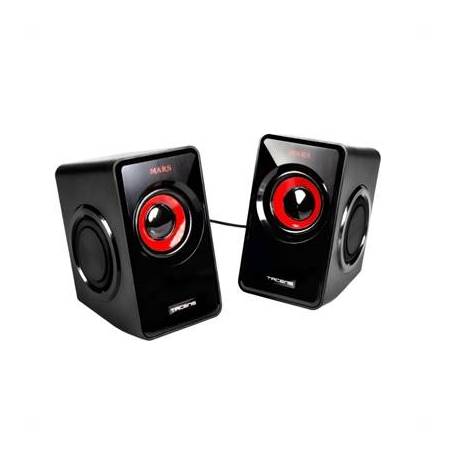 Mars Gaming Altavoces 2.0 MS1 negro/rojo