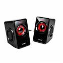 Mars Gaming Altavoces 2.0 MS1 negro/rojo