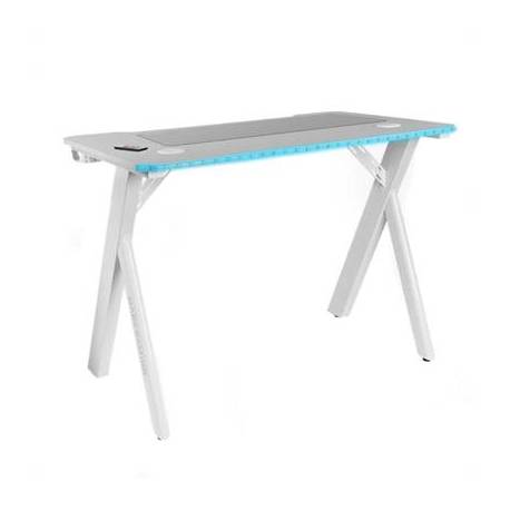 Mars Gaming Escritorio Rgb 100cm alfombri. Blanco