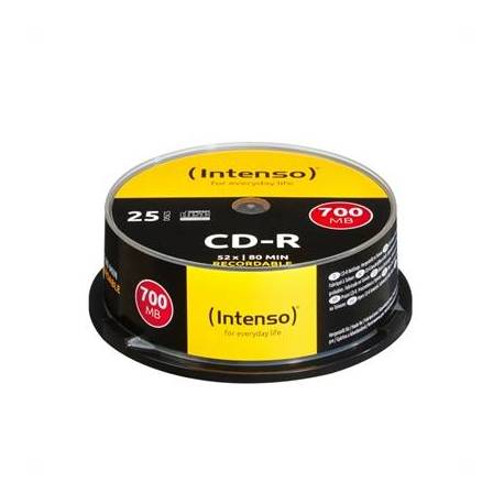 Intenso CD-R 700MB/80min tubo 25 unidades