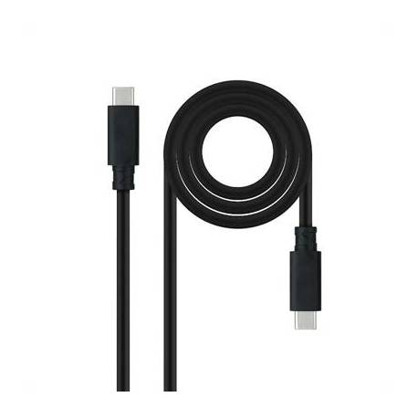 Nanocable Cable USB 3.1GEN2 5A USB-C/M-USB-C/M 2 M