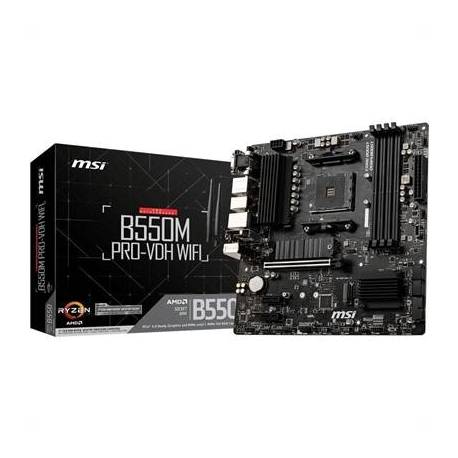 MSI Placa Base B550M PRO-VDH WIFI mATX AM4