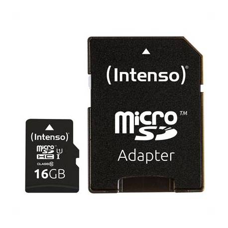 Intenso 3423470 Micro SD UHS-I Premium 16GB c/adap