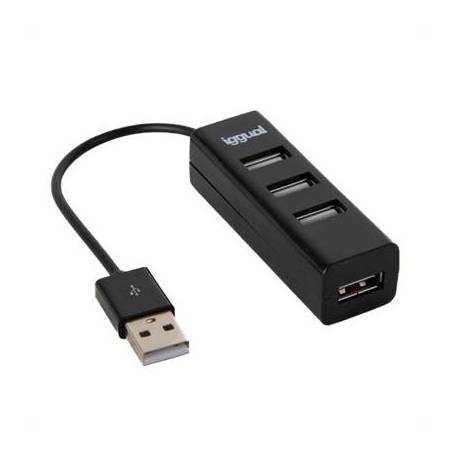 iggual Hub USB 2.0 x 4 puertos HUB-A-4p