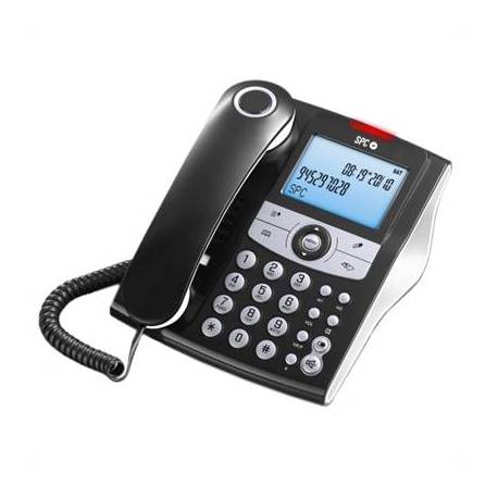 SPC 3804N Telefono ELEGANCE ID 70M ML ID LCD Negro