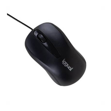iggual Ratón óptico COM-BASIC2-800DPI negro
