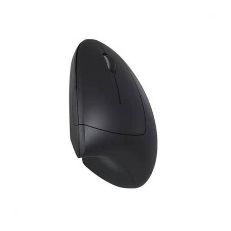 Nilox Ratón Wireless Vertical, 1600 DPI, Negro
