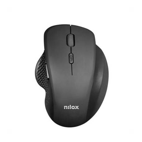 Nilox Ratón Wireless 3200 DPI, 2.4G, Negro