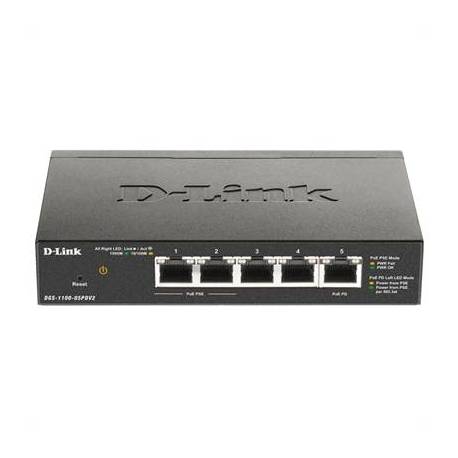D-Link DGS-1100-05PDV2 Switch 5xGb PoE 1xPD (18W)