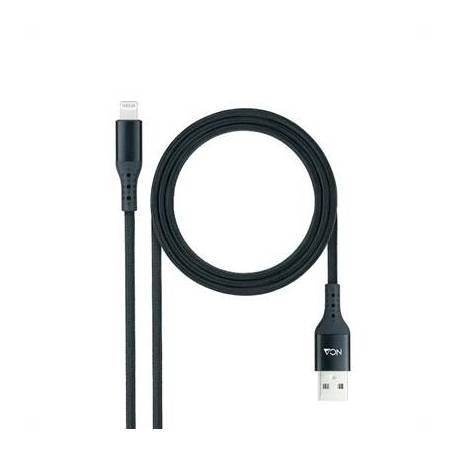 Nanocable Cable Lightining-USB A/M, Negro, 1 M