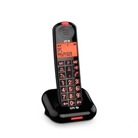 SPC 7612N Telefono Inalámbrico COMFORT KAIRO Negro