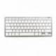 iggual Teclado Bluetooth Slim TKL-BT plata