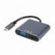 Nanocable Converosr USB-C a HDMI/VGA/USB3.0/PD