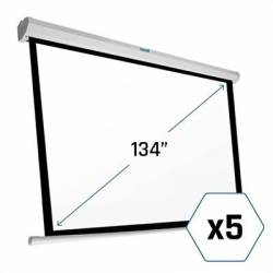 iggual Pack 5 x Pantalla 134' 4:3 240x240 eléctric