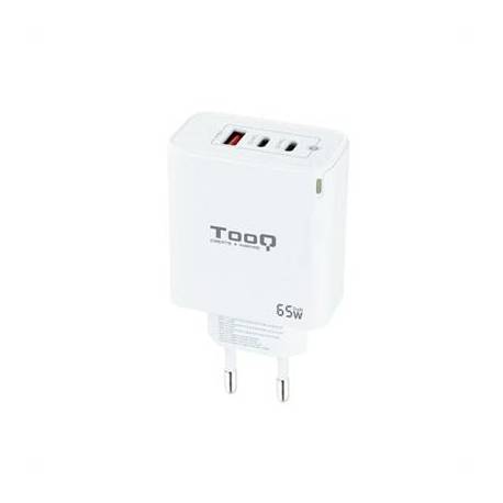 TOOQ Cargador pared GAN 2xUSB-C 1xUSB-A 45W+20W