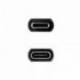 Nanocable Cable USB 3.2 Gen2 USB-C M/H 1,5 M Negro