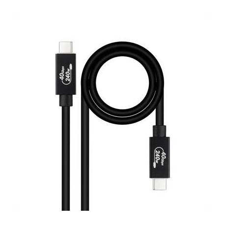 Nanocable Cable USB4 Gen3x2 40Gbps 240W USB-C 1.8M