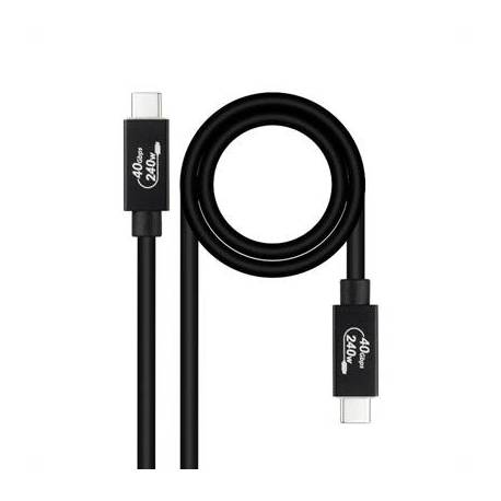 Nanocable Cable USB4 Gen3x2 40Gbps 240W USB-C 1M