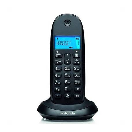 MOTOROLA C1001 CB+ Telefono DECT Negro