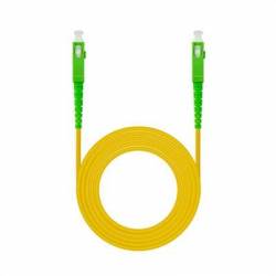 Nanocable Cable fibra SC/APC LSZH Amarillo 1m