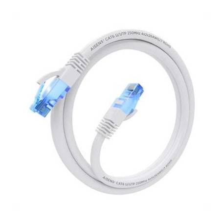 Aisens Cable RJ45 CAT.6 UTP AWG26 CCA Blanco 1.0